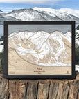 Alta Ski Area in Utah - Ski Cabin Decor - Framed Wall Art