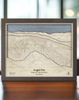 Angel Fire Ski Resort Map, Wall Art, Ski Cabin Decor