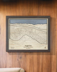 Angel Fire Ski Slope Map, Slopes Mountain Art, Ski Resort Wall Art