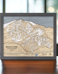 Ski Cabin Decor - Beaver Creek Ski Trail Map Art