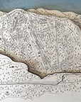 Bretton Woods NH Ski Trail Map | 3D Laser Carved Ski Slope Mountain Art
