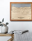 Brian Head UT Ski Trail Map | 3D Wood Mountain Map, Skiing Decor