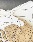 Copper Mountain Colorado Wooden Layered 3D Ski Map