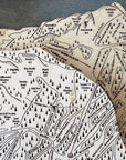 Crested Butte Ski Trail Map | 3D Layered Mountain Art, Laser Engraved