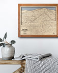 Jay Peak VT Ski Trail Map | 3D Wooden Layered Map, Ski Cabin Decor