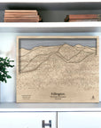 Ski Trail Map Gift Card | The Perfect Gift for Skiers and Snowboarders