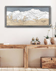 Les Trois Vallées, Val Thorens, Les Menuires, Meribel, Courchevel, Wooden Ski Resort Map Art, Gift For Skiers