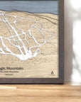 Magic Mountain Framed Skiing Art