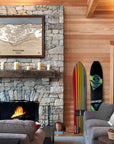 Mission Ridge Ski Trail Map | 3D Wood Mountain Art | Torched Peaks