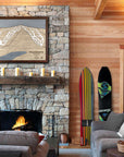 Mount Bohemia, MI Ski Trail Map | Laser-engraved wood mountain art | Torched Peaks