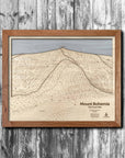 Mount Bohemia Ski Trail Map | 3D Wood Ski Resort Art