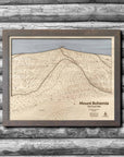 Mount Bohemia Ski Trail Map | 3D Wood Ski Resort Art