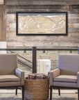 Ski House Decor: Ski Resort in New Jersey - Mountain Creek Wooden Trail Map