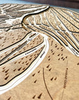 Northstar Laser-cut ski map, Truckee CA