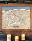 Red Lodge Mtn, Ski Slopes, Mountain Art, Gift for Skiers