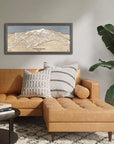 Snowmass Colorado Ski Trail Map | 3D Wood Mountain Decor