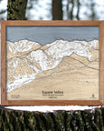 Squaw Valley Map, Squaw Valley Ski Area, Trail Map, Palisades Tahoe