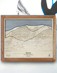 Stowe Trail Map, Vermont Ski Resort Map, Ski House Decor