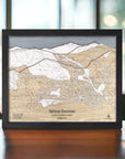 Wooden Tahoe Donner XC Ski Trail Map, Ski Touring Trails in Truckee California