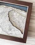 Taos Ski Valley Trail Map | 3D Wood Ski Slope Art