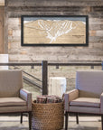 Ski Cabin Wall Art: Windham Mountain Wood Panoramic Map