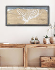 Skiing Decor: 3D Wood Map of Windham Ski Resort in New York