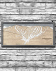 Windham Mountain 3D Wood Ski Trail Map