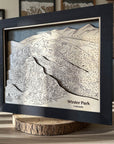 3D Map of Winter Park Ski Resort Trail Map