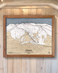 Alyeska Resort Cabin Decor, gifts for skiers, Slopes Mountain Art