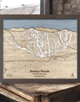 Bretton Woods Ski Trail Map, Torched Peaks