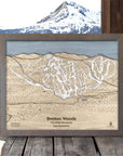 Bretton Woods 3D Wood Ski Map