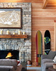Bromley Mountain Wooden Ski Sign