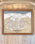 Copper Mountain Wall Art, Ski Cabin Decor, Ski House Art