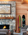 Crested Butte Butte Ski Map, a gift for skiers and snowboarders