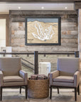 Wachusett Mountain Ski House Decor, Framed Wall Art