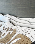 3D Wood Ski Trail Maps