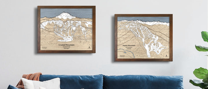 Ski Maps Reimagined: The Birth of the Wooden Ski Trail Map