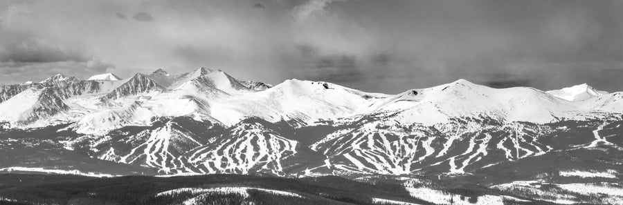 Colorado Ski Trail Map Art Collection | 3D Wood Mountain Art