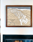 Aspen Mountain Wooden Trail Map