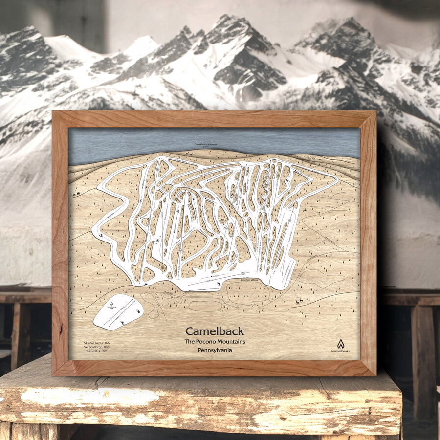 Best ski themed gifts. Ski Maps for Skiers and Snowboarders. 