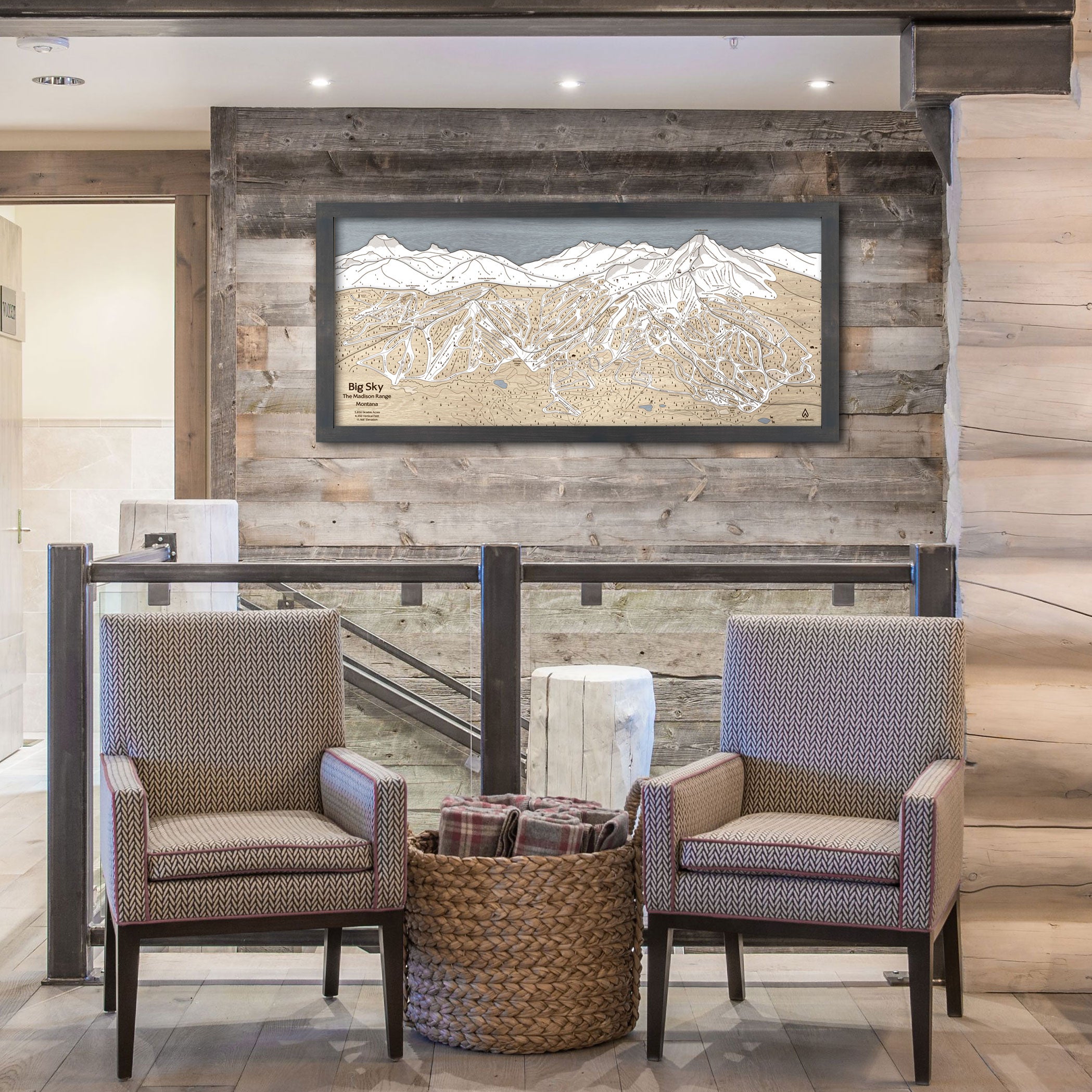 Ski Trail Map Gift Card | The Perfect Gift for Skiers and Snowboarders