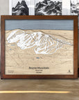 Boyne Mountain Ski Resort Map, Michigan, Boyne Resorts, Wall Map