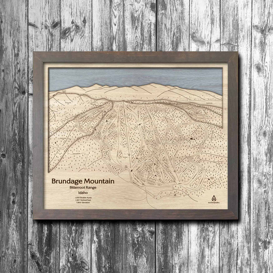Brundage Mountain, Idaho Ski Trail Map