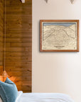 Copper Mountain Colorado Ski Resort Map | 3D Wood Mountain Art, Skiing Decor