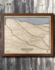 Diamond Peak NV Ski Trail Map, Lake Tahoe Themed Gifts