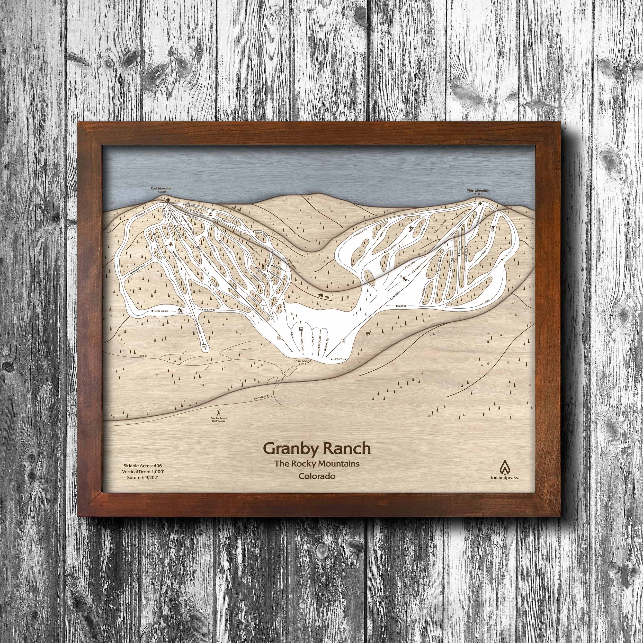 Granby Ranch Colorado Ski Resort Map, Colorado Ski Maps