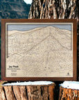 Bestselling Jay Peak 3D Wood Map, Framed Wall Art for skiers