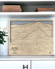 Jay Peak Ski Resort Map, office decor for Skiers
