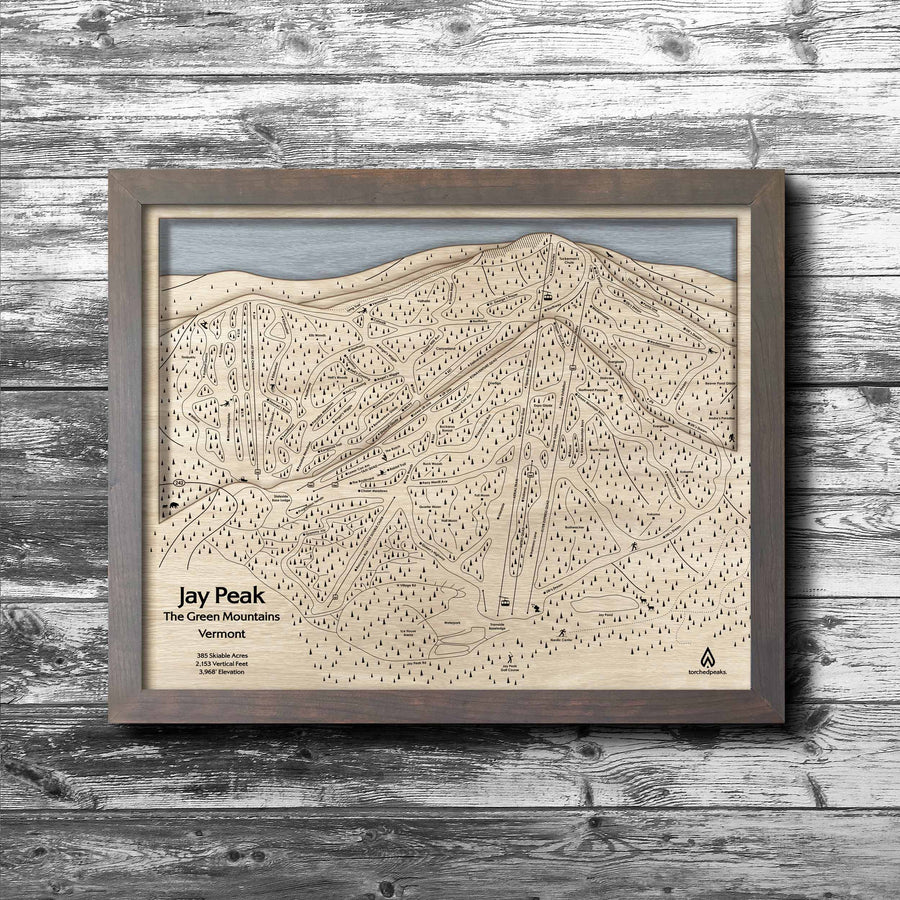 Jay Peak, Vermont Ski Trail Map
