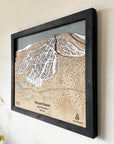 Mount Snow Wall Art, Vermont Ski Trail Map